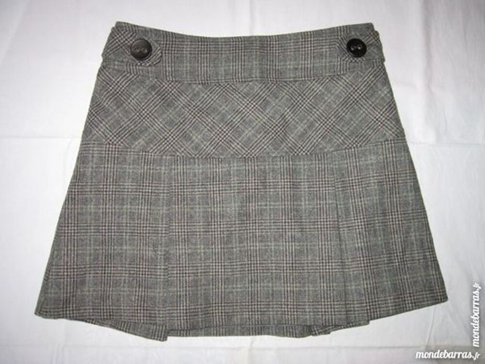 Jupe Cama&iuml;eu Laine 36 Gris Femme Vêtements