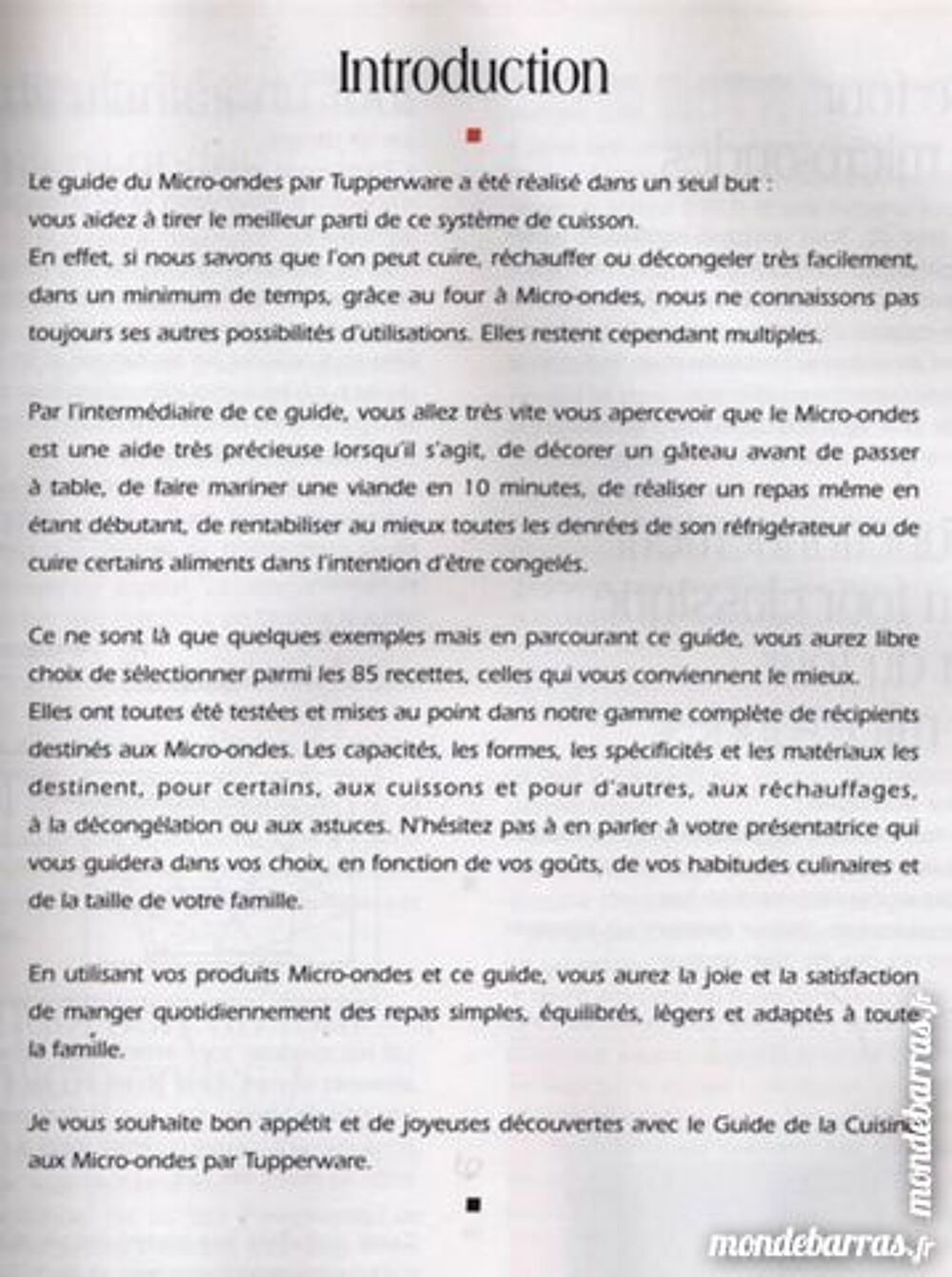 TUPPERWARE - LE MICRO ONDES Livres et BD