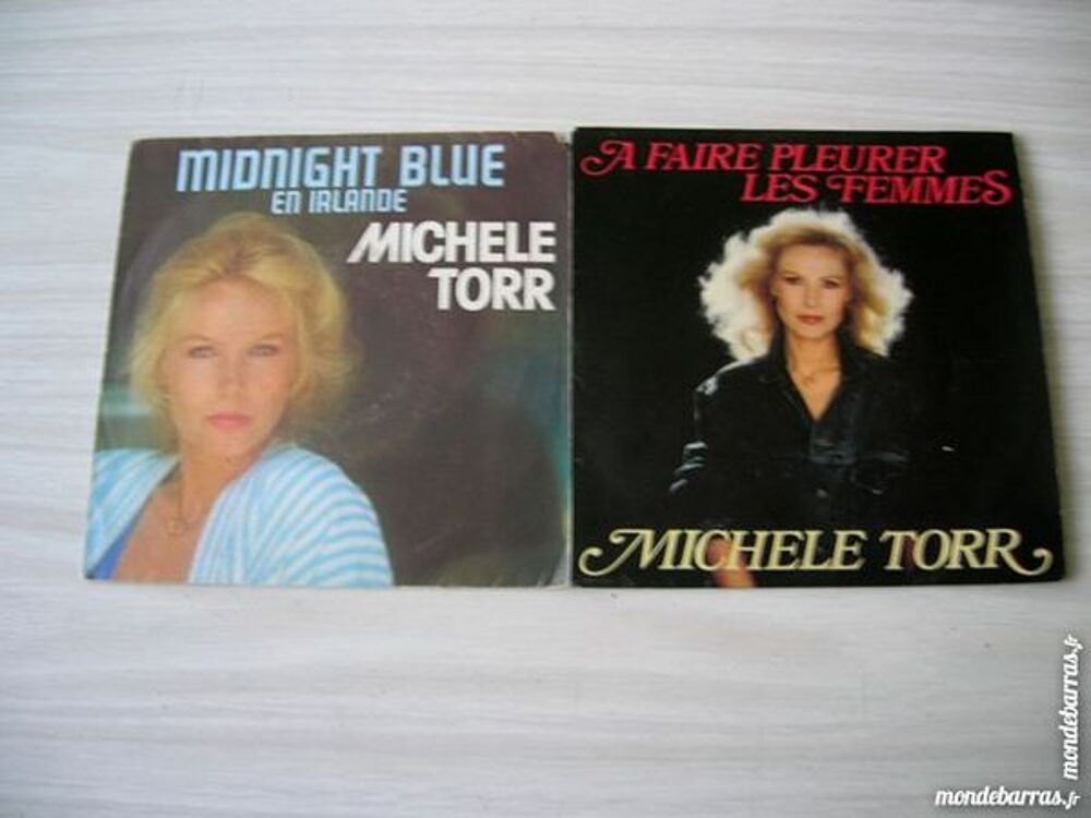 LOT de DEUX 45 TOURS MICHELE TORR CD et vinyles