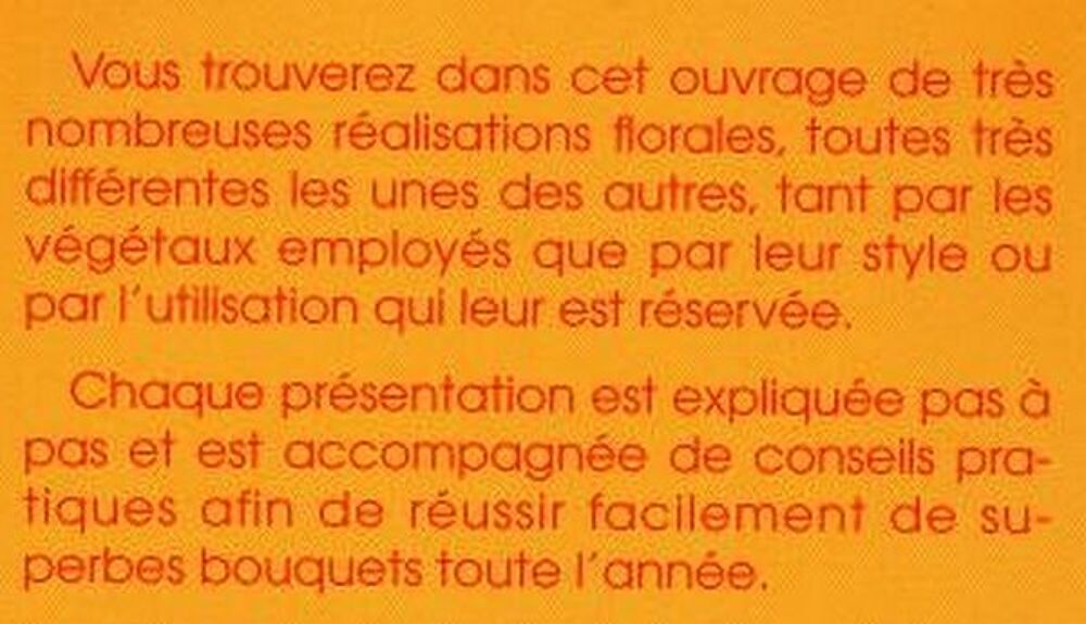 des bouquets pour toute l'ann&eacute;e / prixportcompris Livres et BD