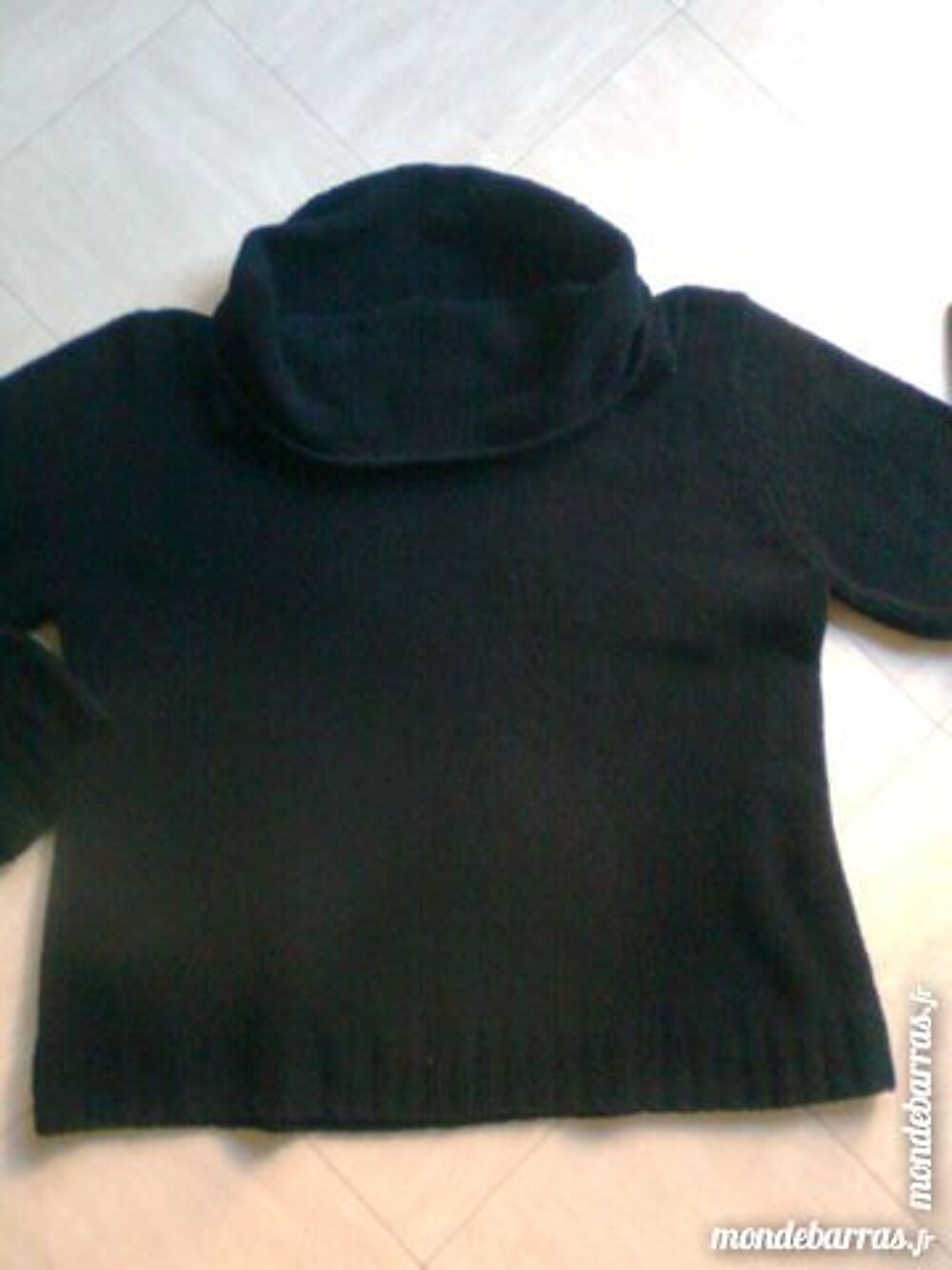 grand PULL noir 50/52 - zoe Vêtements