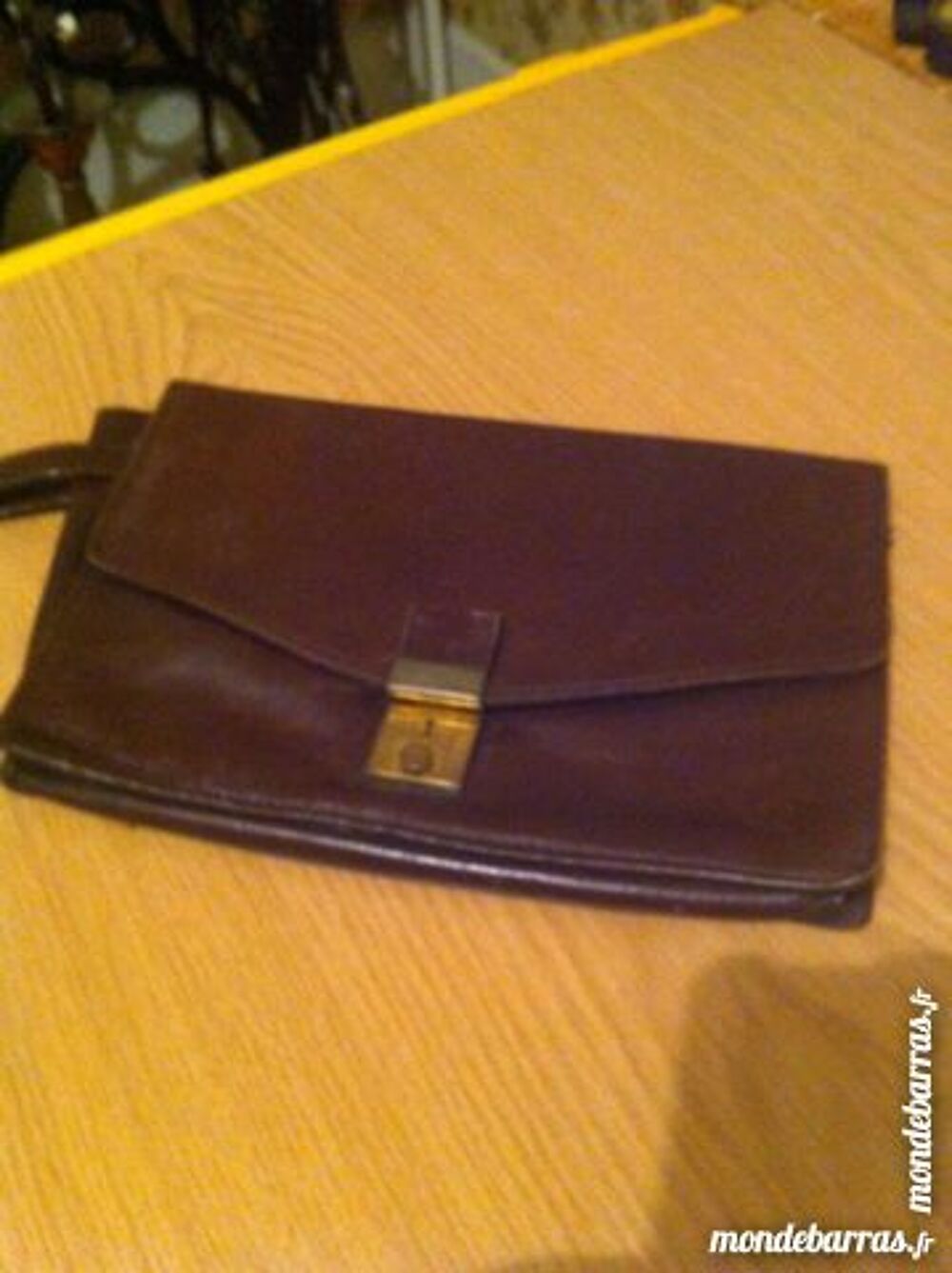 pochette homme en cuir Maroquinerie
