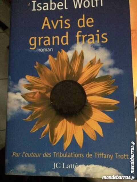 AVIS DE GRAND FRAIS    Isabel WOLFF 9 Saint-Genis-Laval (69)