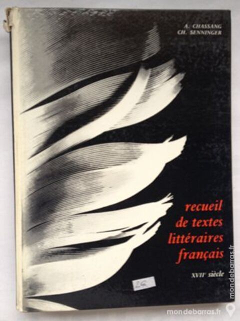 Recueil de textes litt�raires fran�ais du 17 �me s 1 Illkirch-Graffenstaden (67)