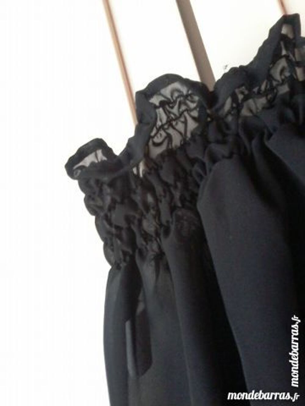 CHEMISIER BLOUSANT NOIR T.44 D'OCCASION CAMAIEU Vêtements