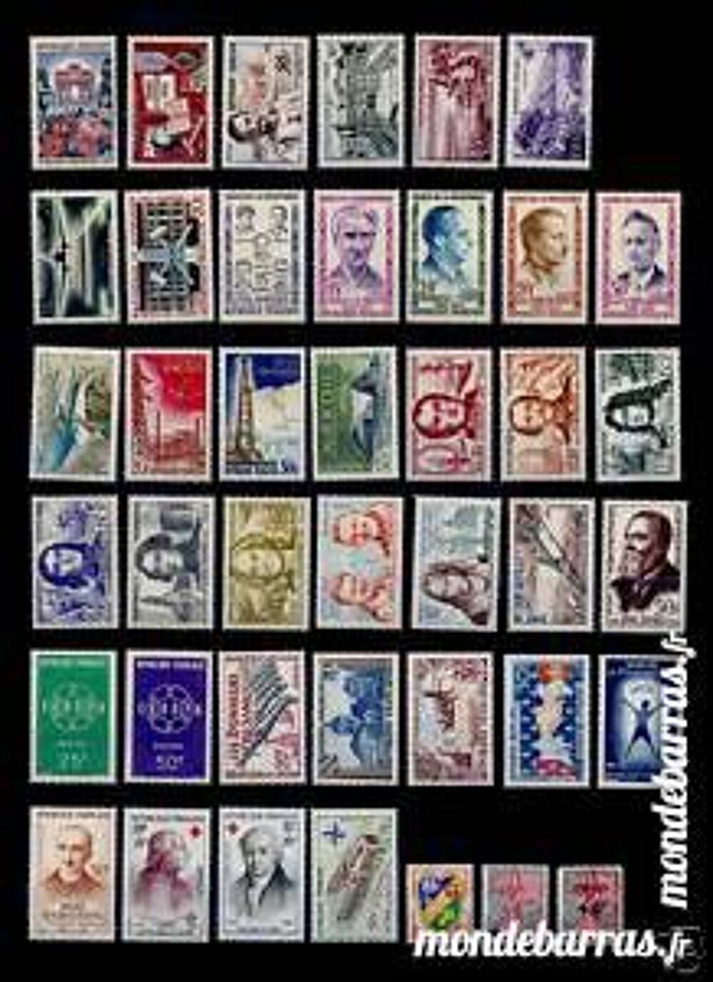 Ann&eacute;e compl&egrave;te timbres France 1959 NEUFS** 