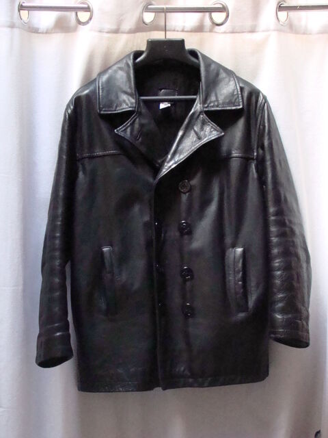 CABAN en cuir NOIR 145 Verfeil (31)