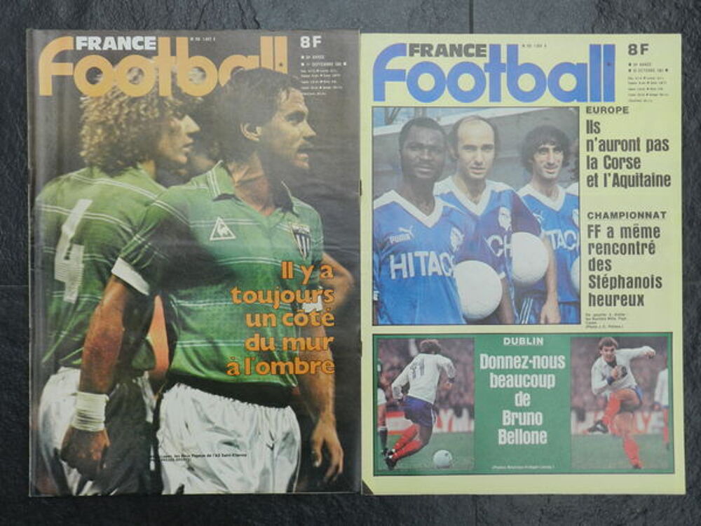 Collection France Football ann&eacute;e 1981 Livres et BD