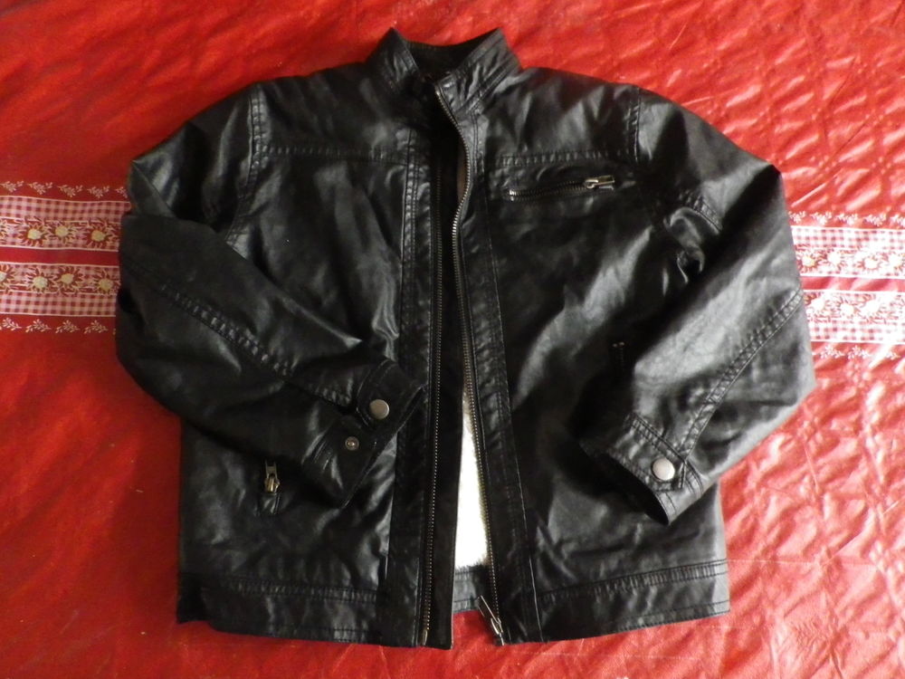 BLOUSON NOIR H&amp;M 7/8 ANS FILLE OU GARCON Vêtements enfants