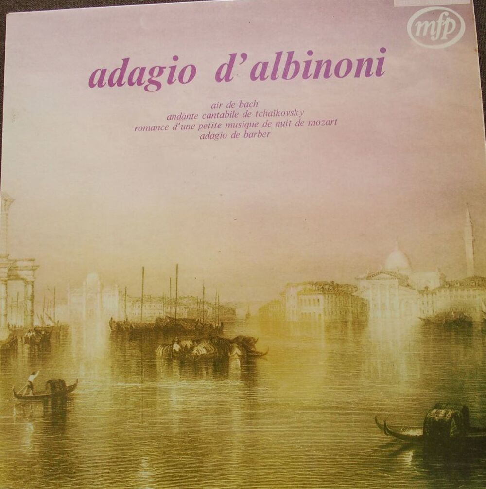 Vinyl ADAGIO ALBINONI CD et vinyles