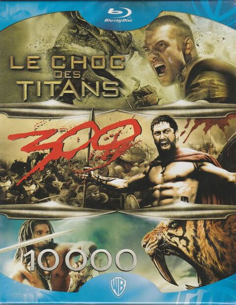 Coffret blu-ray neuf : Le Choc des Titans - 300 - 10 000 12 Alenon (61)
