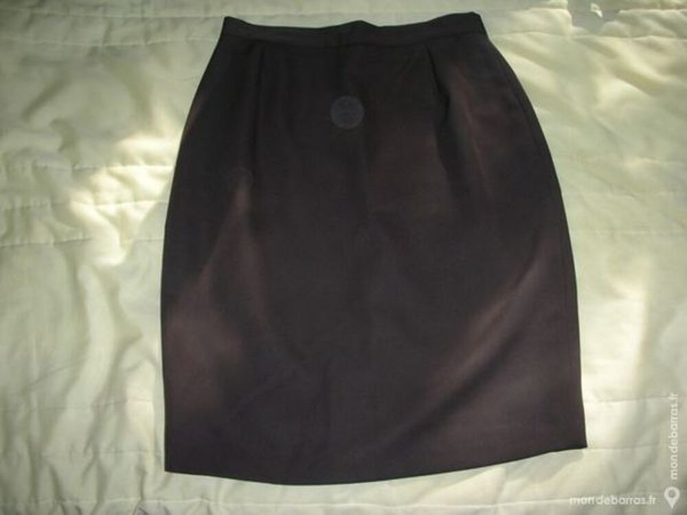 Jupe droite marron Vêtements