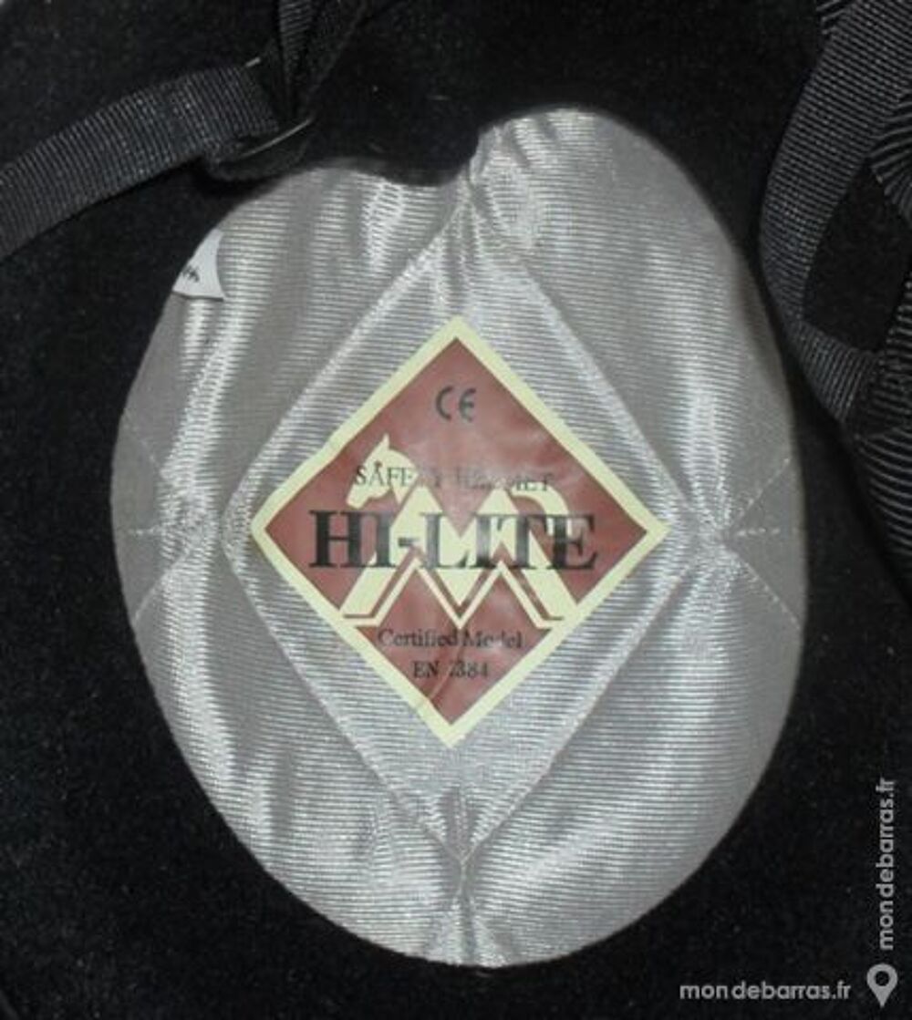 BOMBE cavalier SAFETY HELMET Hi-Lite de 57 cm Sports