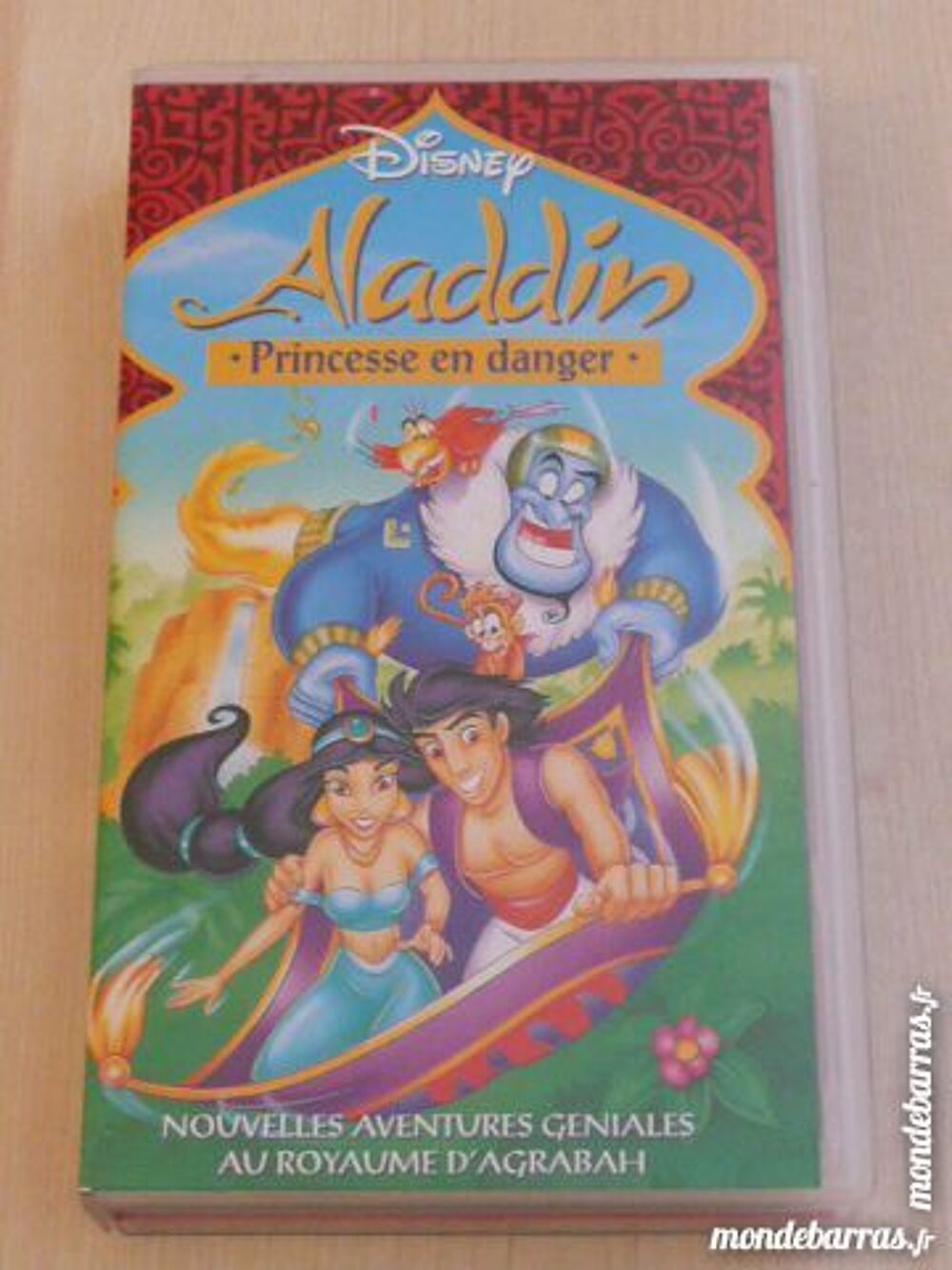 FILM VHS ALADDIN 3 DVD et blu-ray