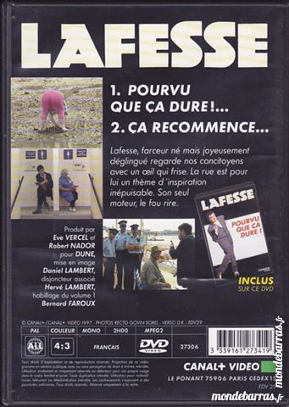 Lafesse Pourvu que &ccedil;a dure - &ccedil;a recommence DVD et blu-ray