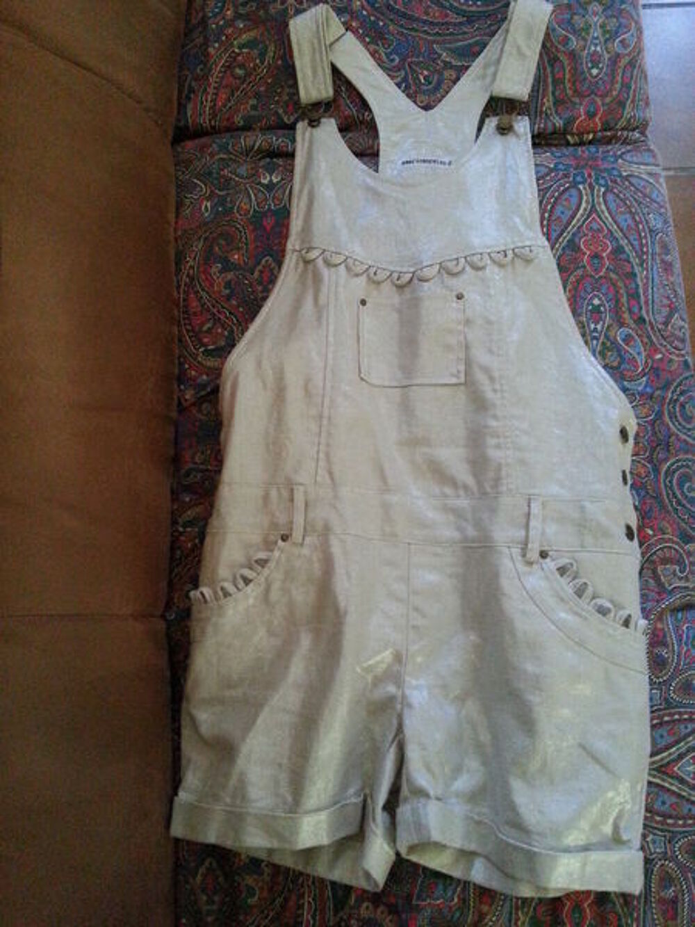 salopette courte dor&eacute;e American Retro Vêtements