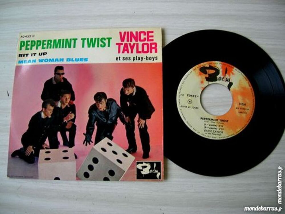 EP VINCE TAYLOR ET SES PLAY-BOYS Peppermint twist CD et vinyles