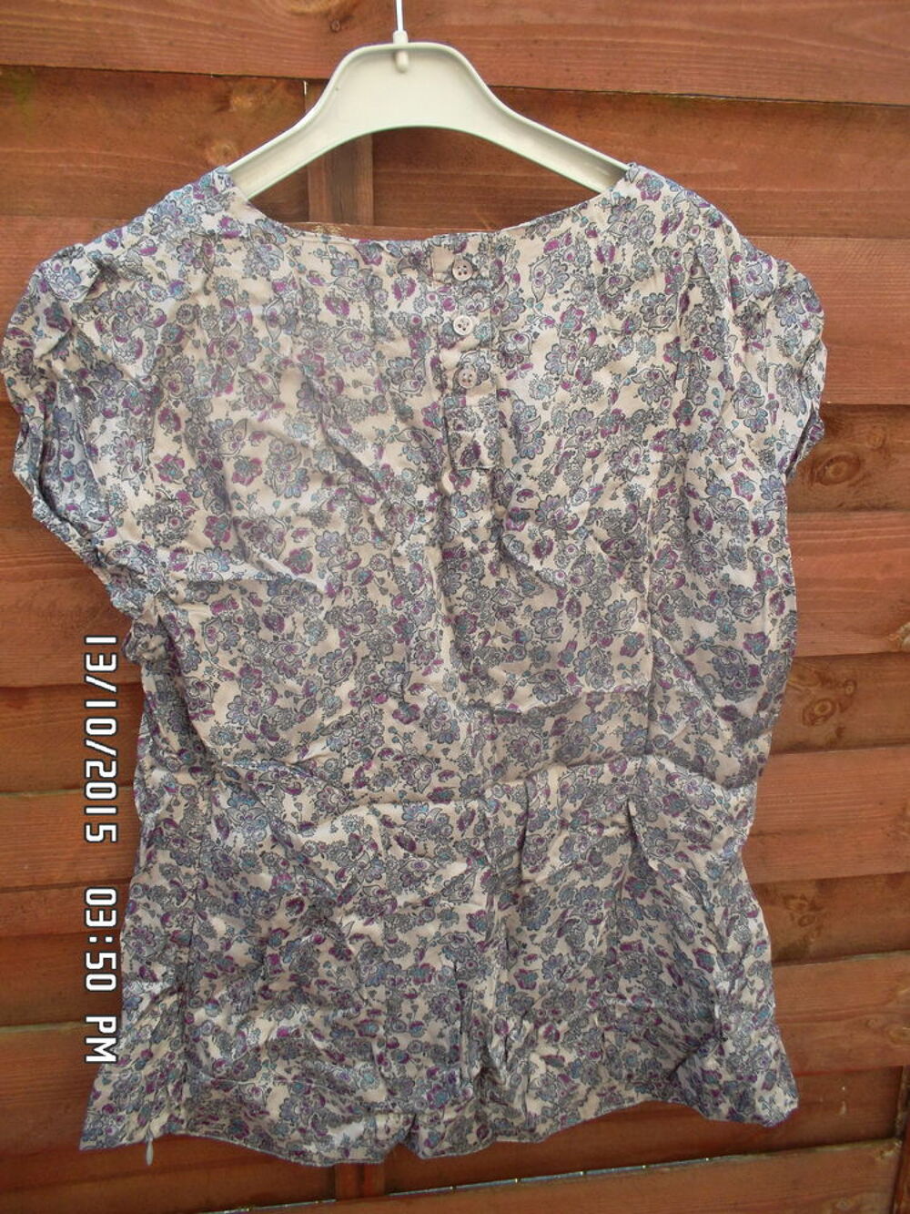 HAUT CAMAIEU T.42*JUSTE 3E*KIKI60230 Vêtements