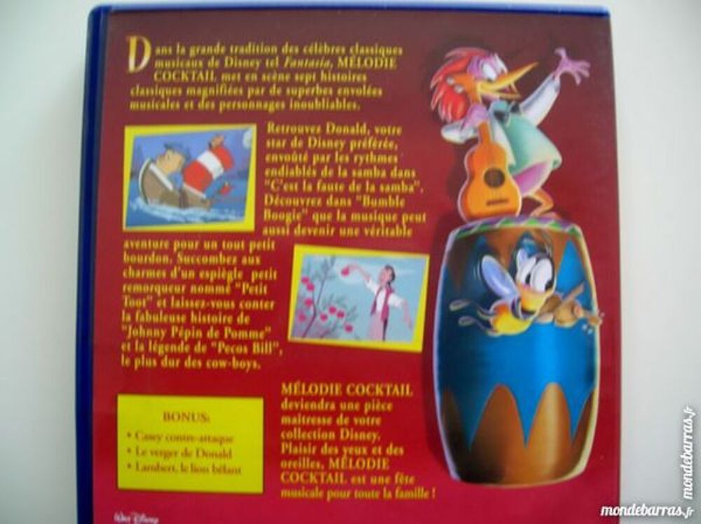 DVD MELODIE COCKTAIL - Donal - Disney DVD et blu-ray