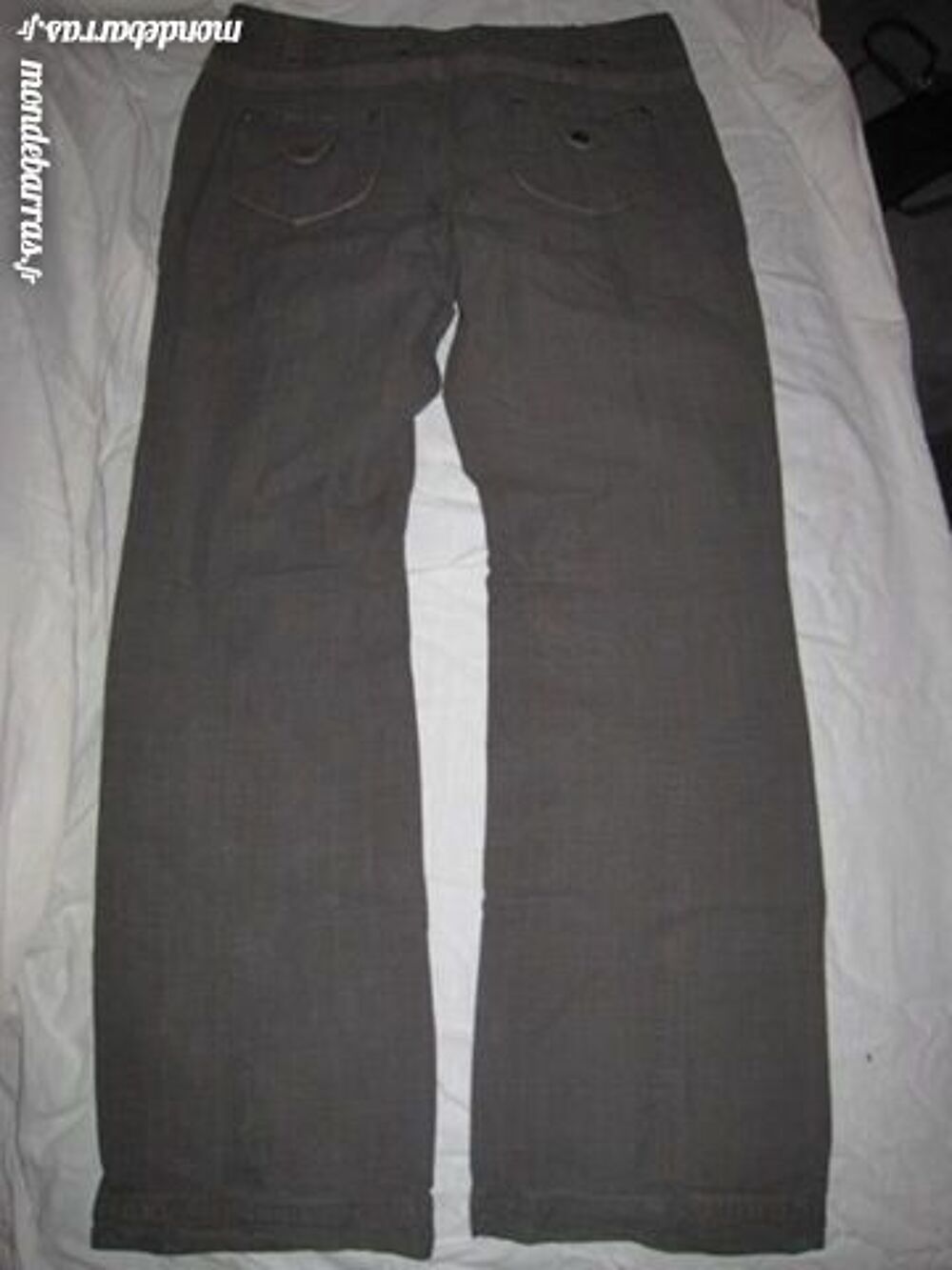 Pantalon Promod 42 Marron femme V�tements