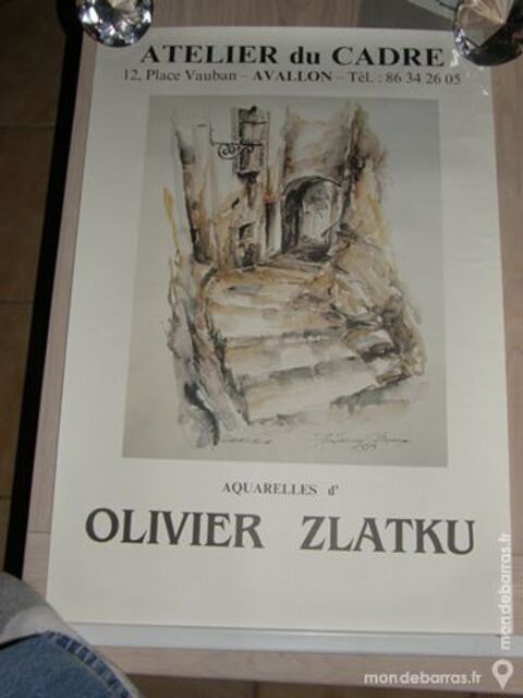 Affiche Aquarelle d'Olivier Zlatku 25 Villeneuve-Saint-Georges (94)