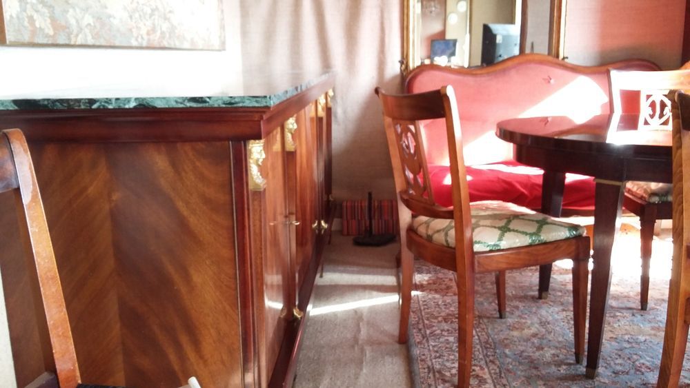 salle &agrave; manger style Empire acajou massif Meubles