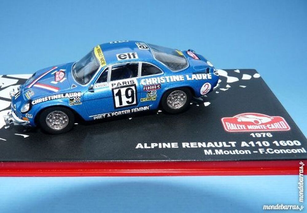 Alpine A110 Monte Carlo 1976 Mouton 1/43 Neuf Box Jeux / jouets