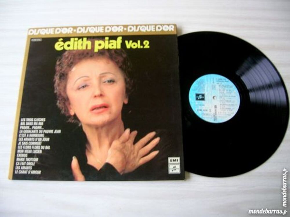 33 TOURS EDITH PIAF Disque d'or Volume 2 CD et vinyles