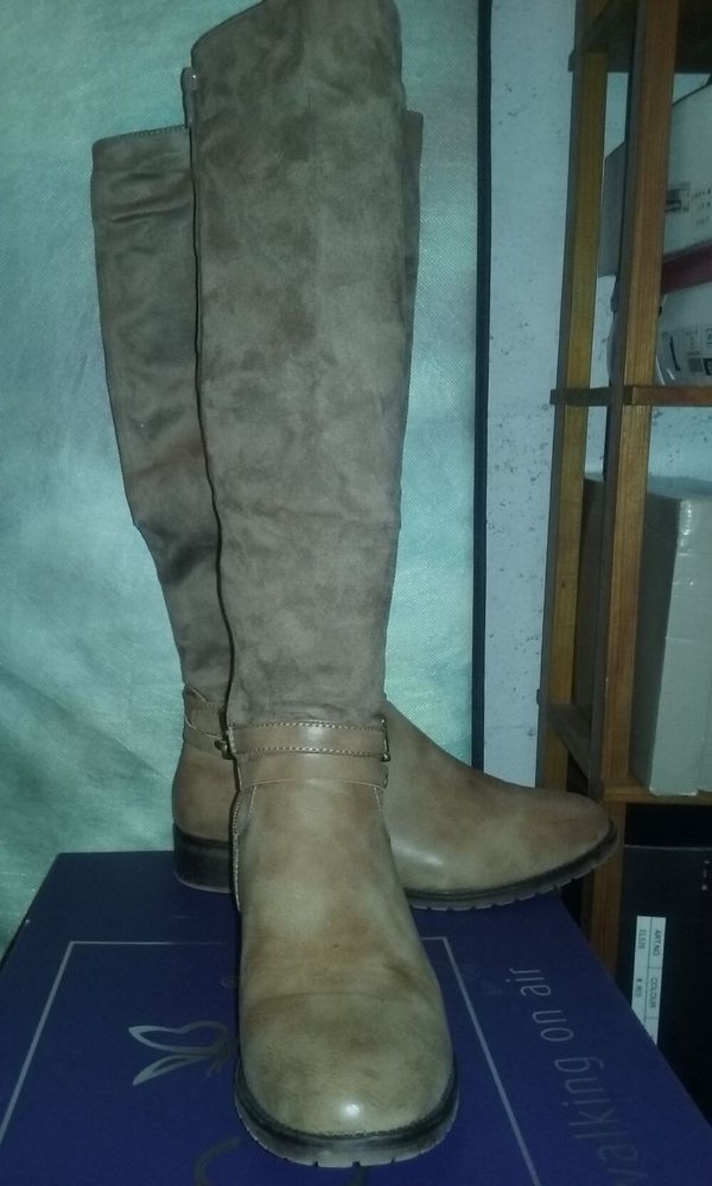 bottes marron Chaussures