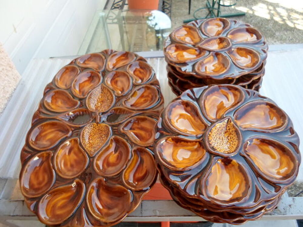 service a huitres en barbotine de vallauris Cuisine