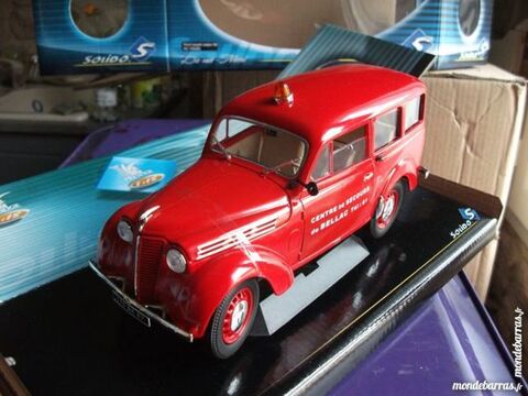 Renault Juvaquatre Pompiers 1/18 Solido neuf Boite 22 Guînes (62)