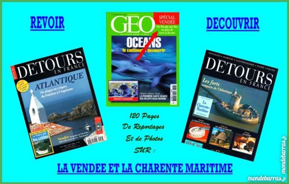 CHARENTE MARITIME - VENDEE / prixportcompris Livres et BD