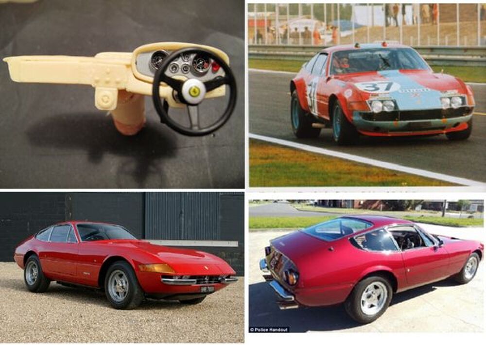 Ferrari 365 GTB4 Daytona GR4 tableau de bord 1/18 r&eacute;sine 