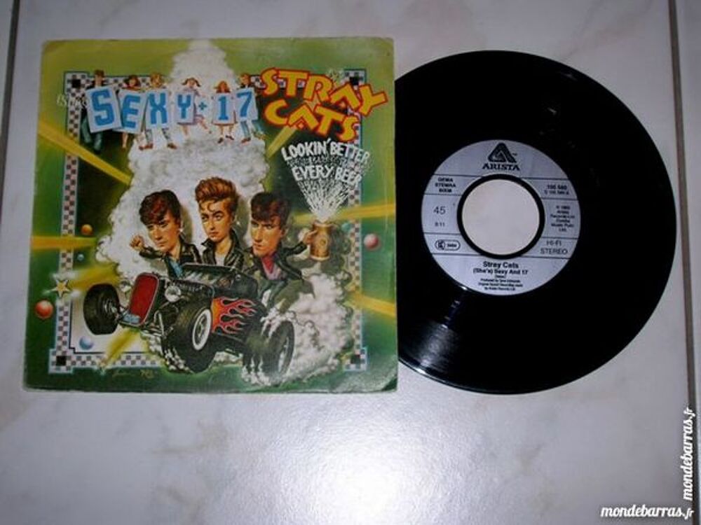 45 TOURS STRAY CATS Sexy + 17 CD et vinyles