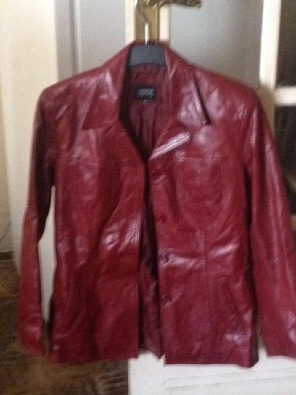 veste en cuir grenade oakwood Vêtements