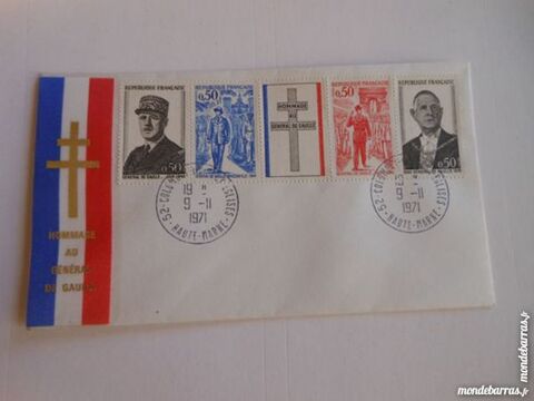 enveloppe FDC charles de Gaulle 1971  pa32 6 Gr�zieu-la-Varenne (69)