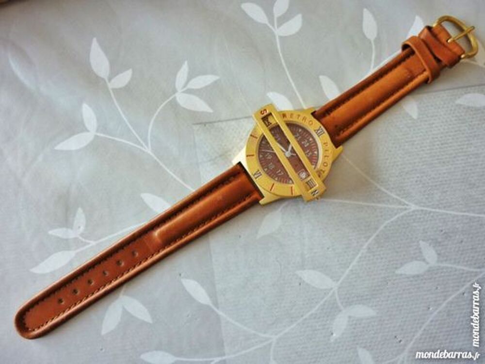 GERARD DE REAUMONT MONTRE RETRO PILOT analogique G Bijoux et montres
