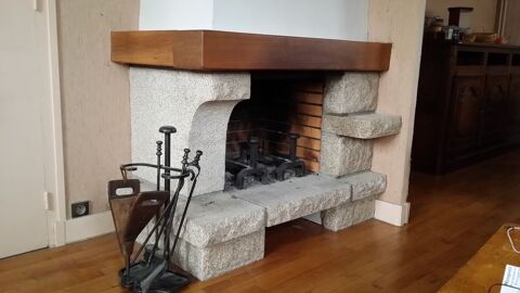 Chemine en belle pierre de granit breton 90 Sartrouville (78)