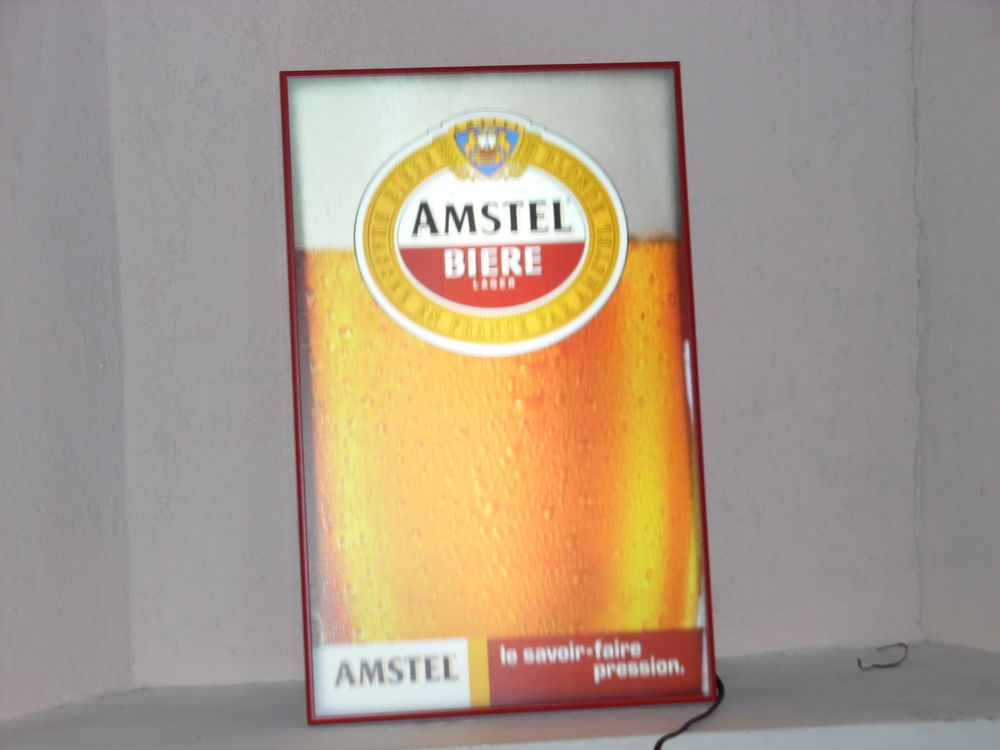 ENSEIGNE LUMINEUSE AMSTEL Décoration