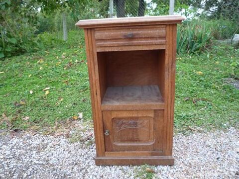 Table de nuit ancienne dessus marbre blanc 25 Castres (81)