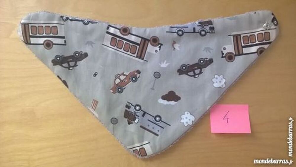 bavoir bandanas r&eacute;versible pour b&eacute;b&eacute; Puériculture