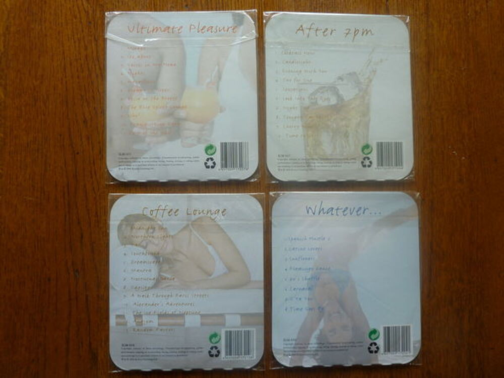 Lot de 4 CD de relaxation et de d&eacute;tente . CD et vinyles