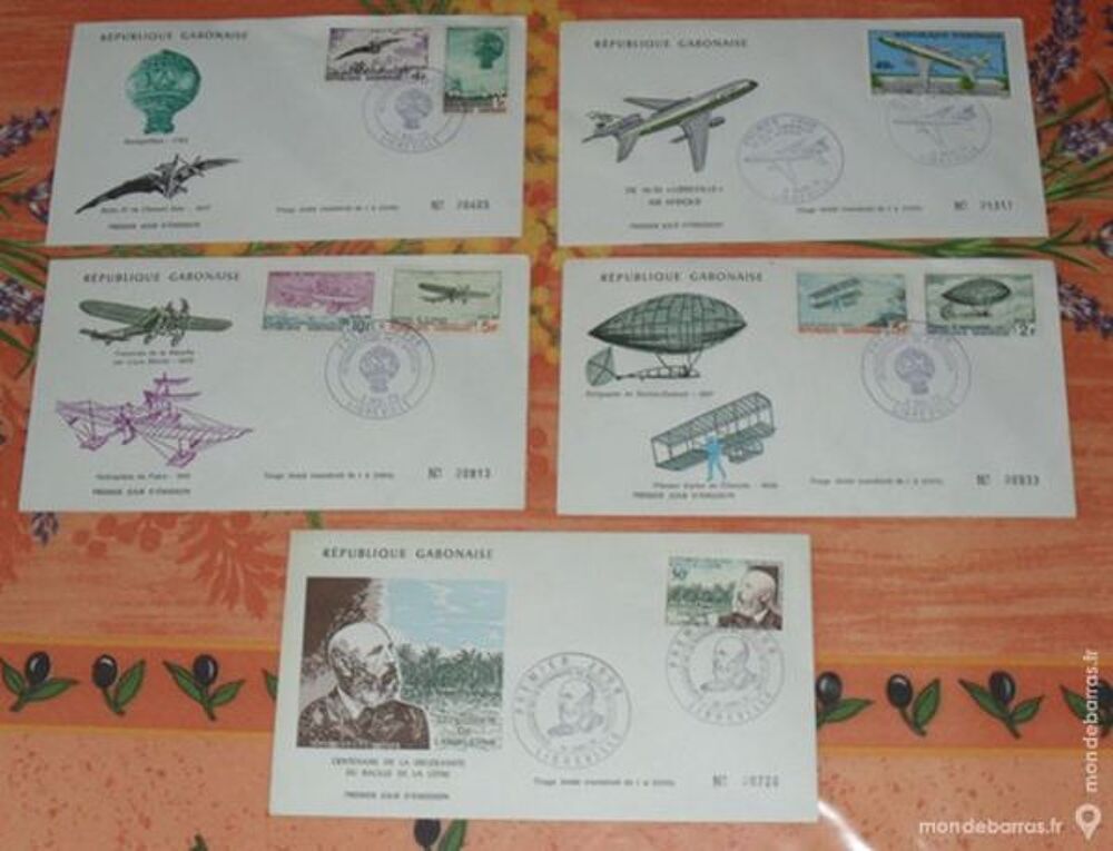 13 Enveloppes Premier Jour d'Etats Africains 