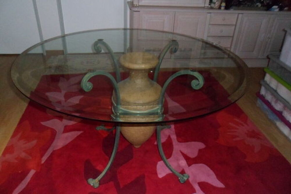 table chaises fer forge Meubles