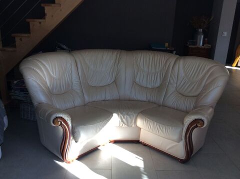 Canap cuir d'angle fixe 5places 0 Clermont-l'Hrault (34)