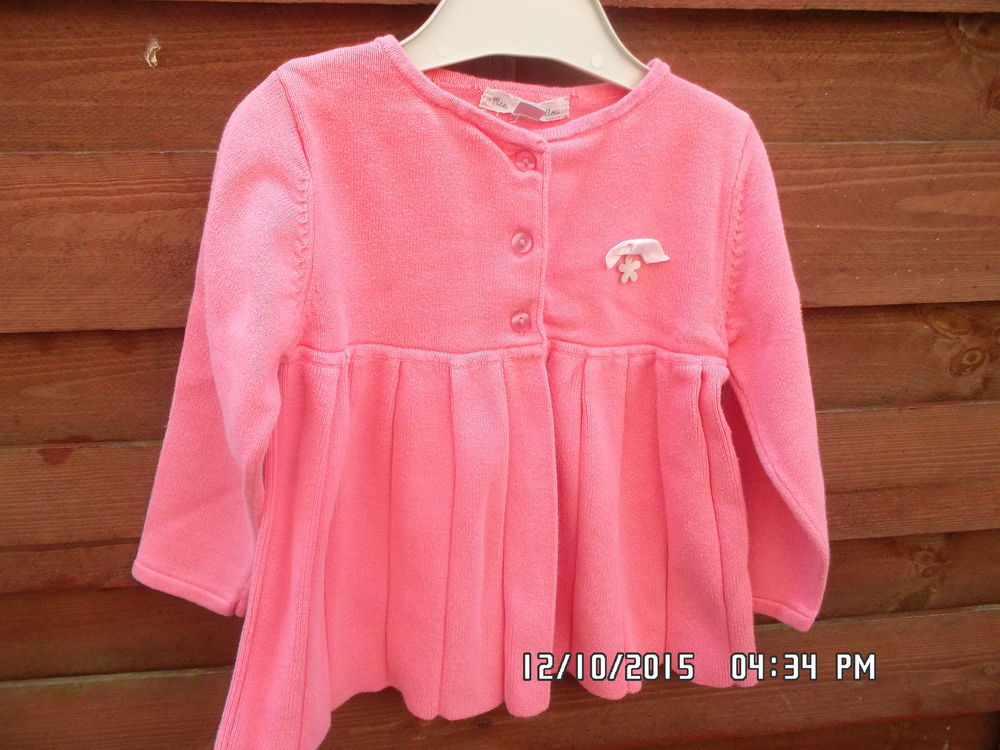GILET ROSE T.24 M*JUSTE 1E*KIKI60230 Vêtements enfants