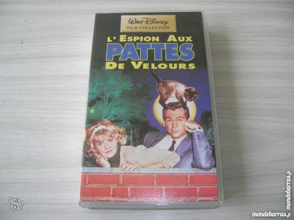 K7 video L'ESPION AUX PATTES DE VELOURS - Disney DVD et blu-ray