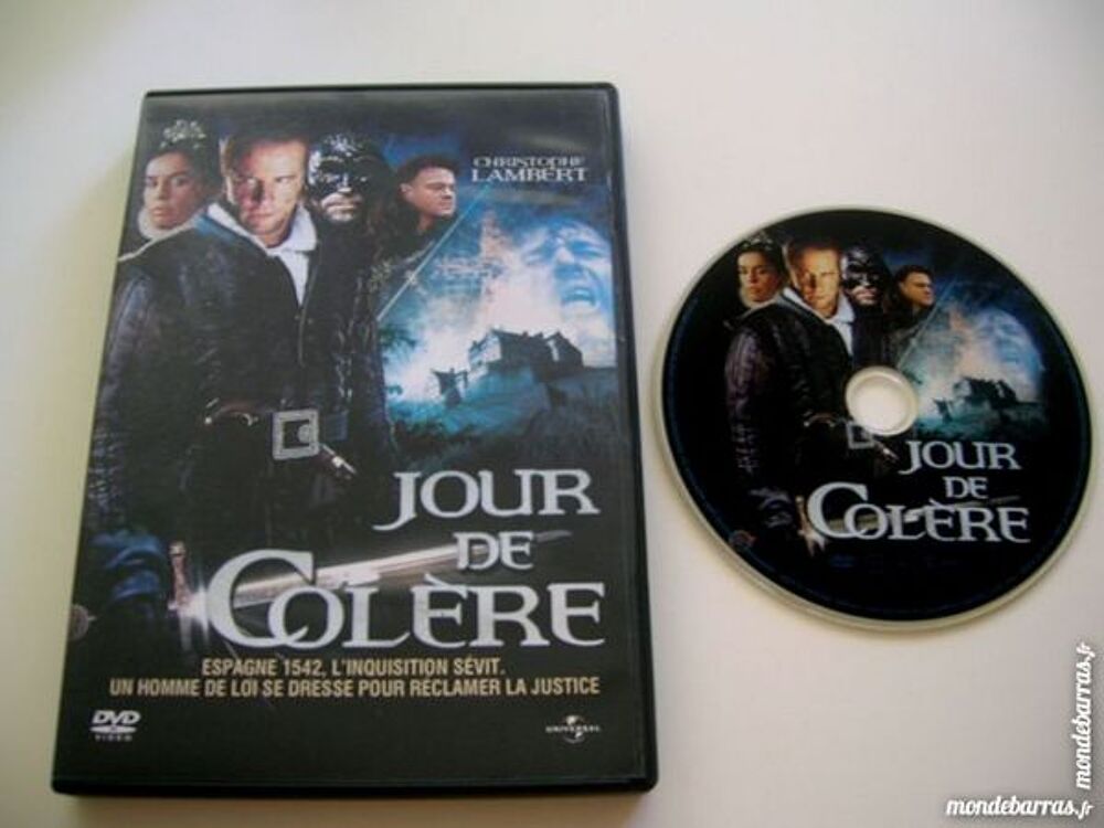DVD JOUR DE COLERE - Christophe Lambert - INQUISIT DVD et blu-ray