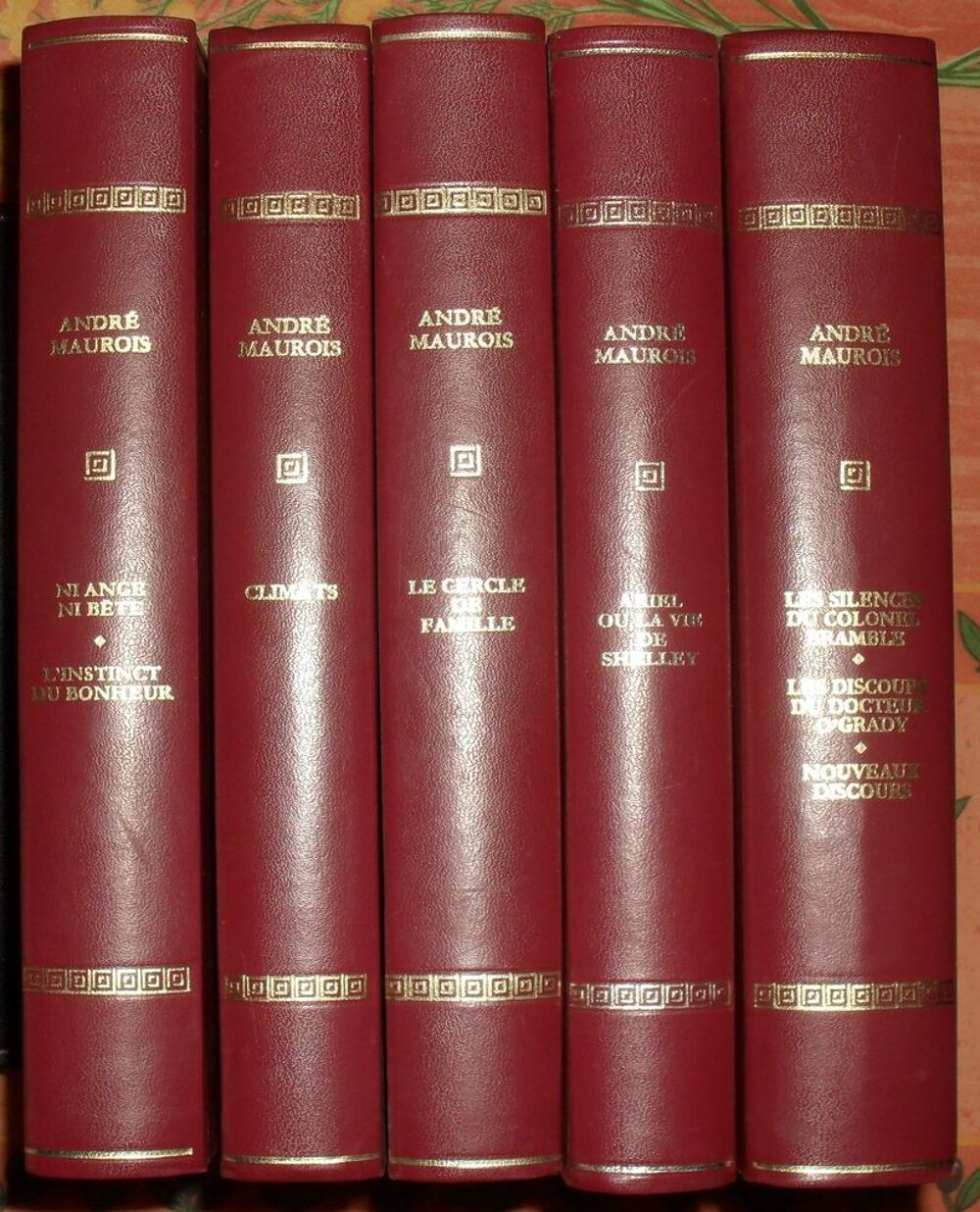 "Les Immortels Chefs-d'Oeuvre" Maurois Andr&eacute; 5 volumes Livres et BD