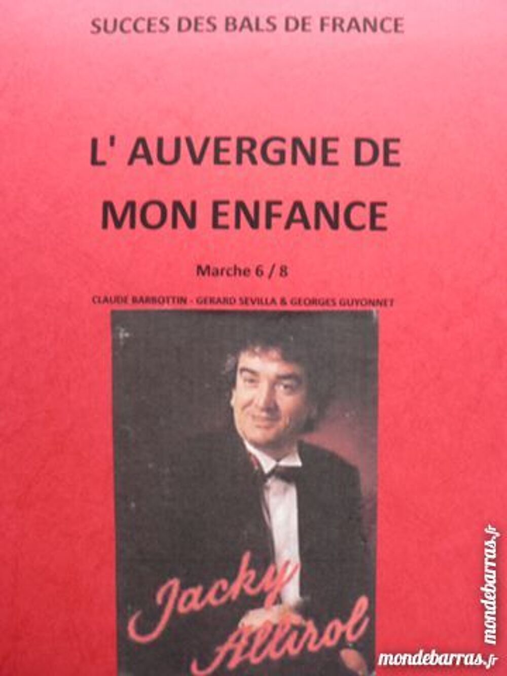 Accordeon: L' AUVERGNE DE MON ENFANCE Instruments de musique